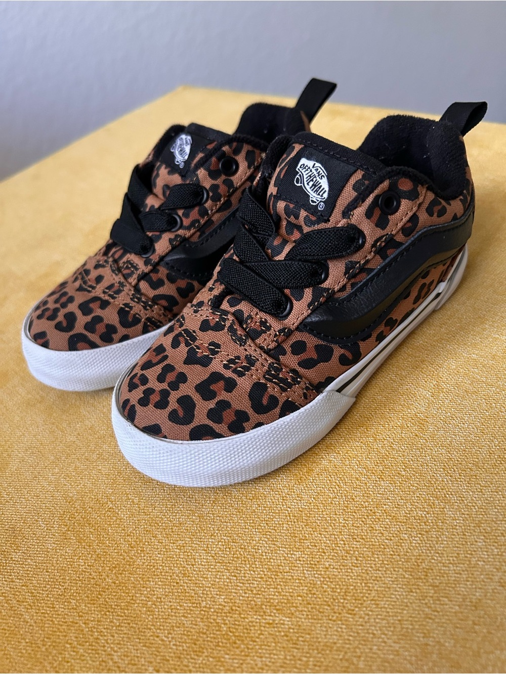 Vans Kids leopard Print Sneakers - Brown/Black